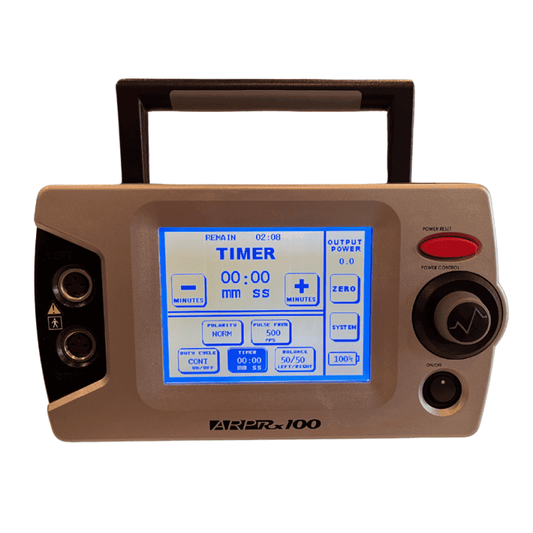 ARPwave Rx100 — FDA-cleared Class II direct-current therapy device used in Dr. Maxa's Savage, MN clinic